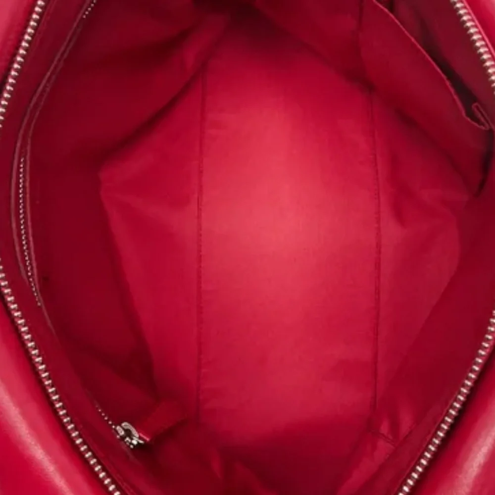 Christian Dior Medium Granville Cannage Bag Red Quilted Lambskin Leather - Picture 14 of 14